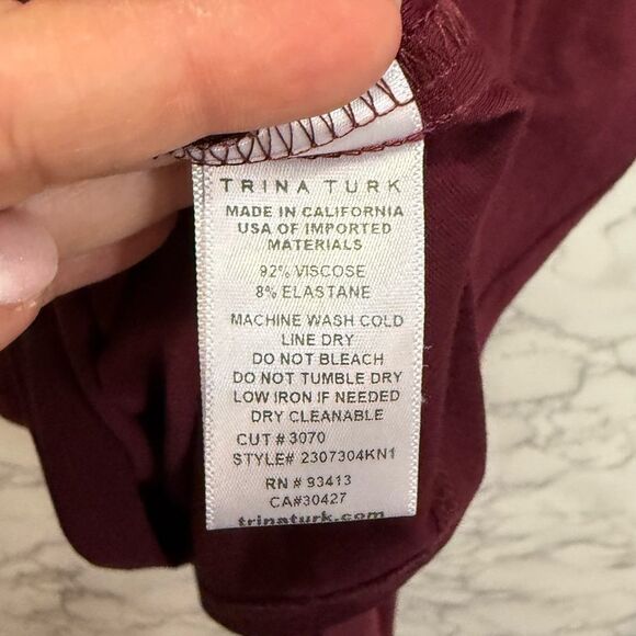 NEW Trina Turk 5th Avenue Colorblocked Blouson Minidress Elegant Size L - Picture 9 of 12